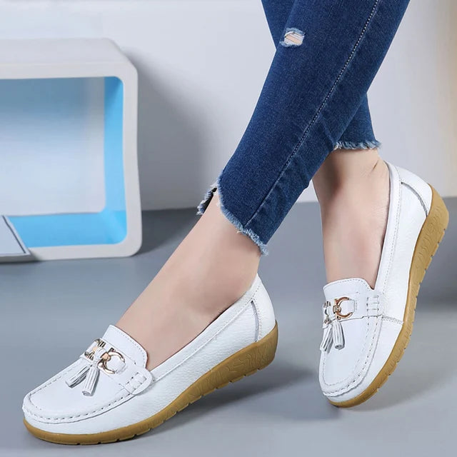Orthopedic Leather Moccasin - FitSOLE