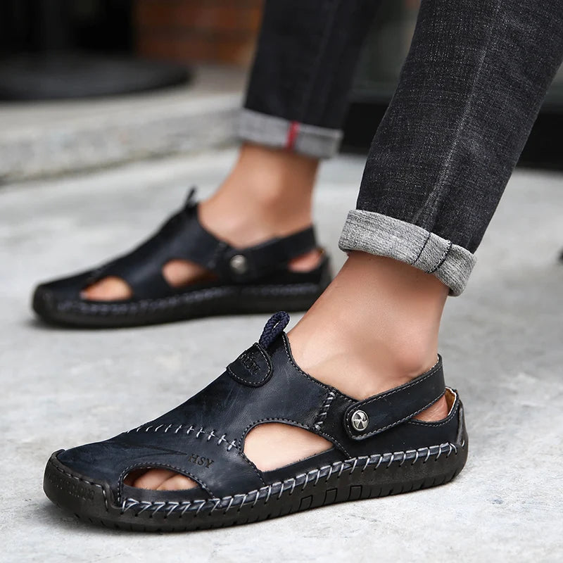 FitSole Armon • Orthopedic Leather Sandals