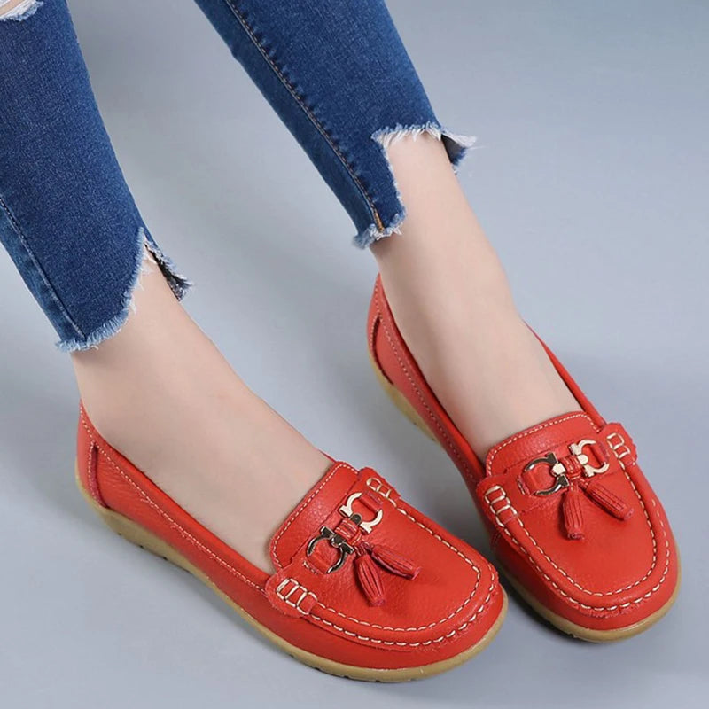 Orthopedic Leather Moccasin - FitSOLE