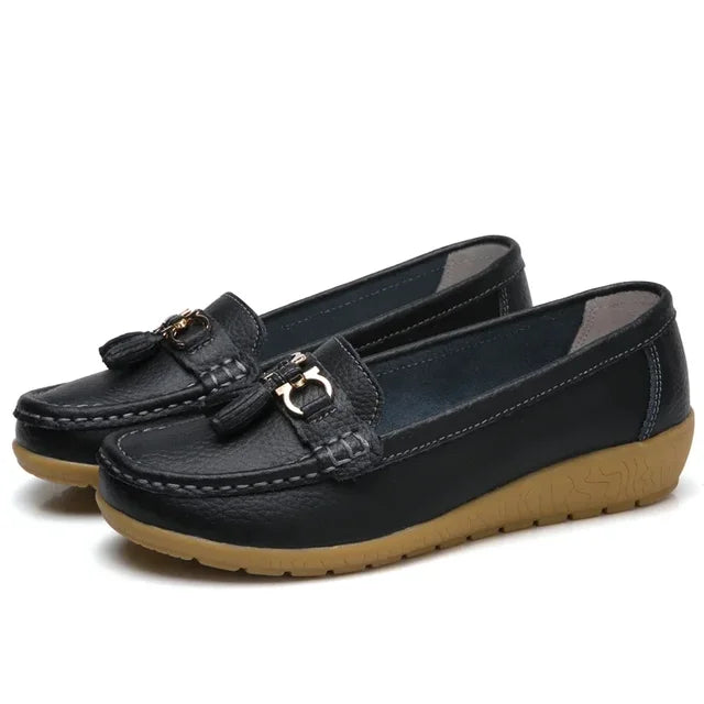 Orthopedic Leather Moccasin - FitSOLE