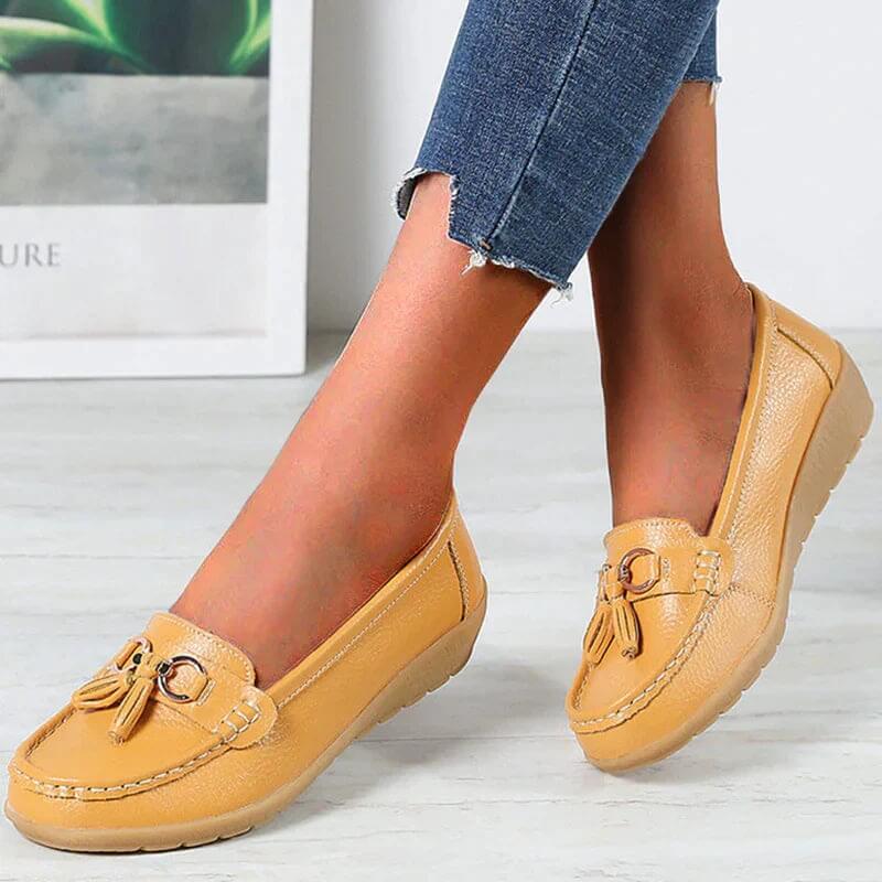 Orthopedic Leather Moccasin - FitSOLE