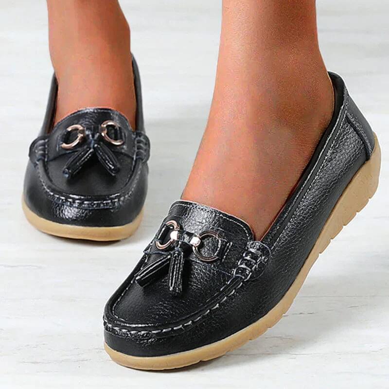 Orthopedic Leather Moccasin - FitSOLE