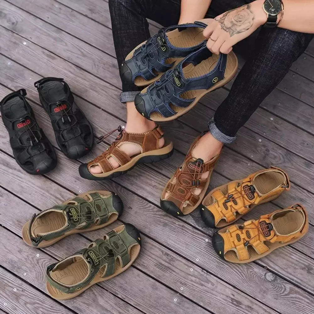 ErgoStride • All-Terrain Comfort Sandals for Men