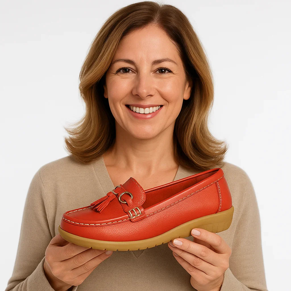 Orthopedic Leather Moccasin - FitSOLE