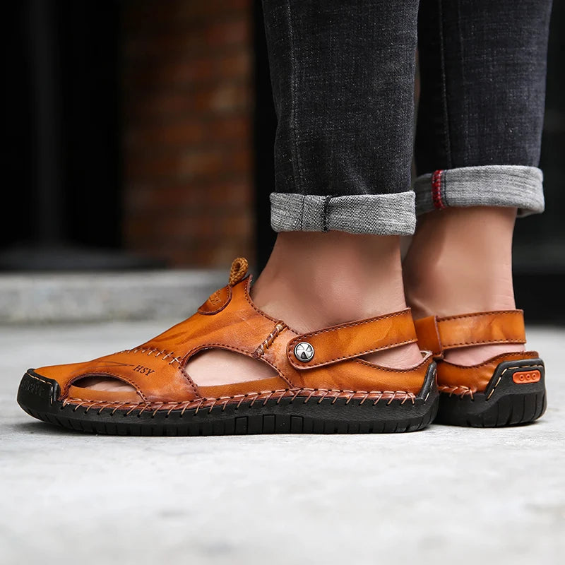 FitSole Armon • Orthopedic Leather Sandals