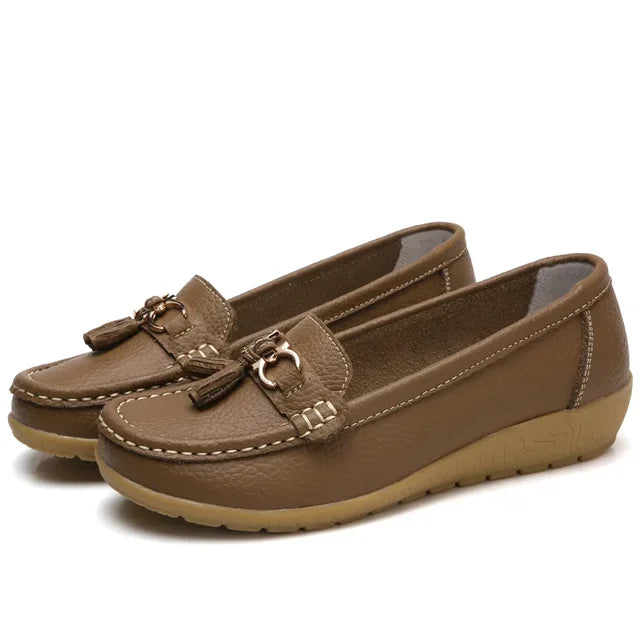 Orthopedic Leather Moccasin - FitSOLE