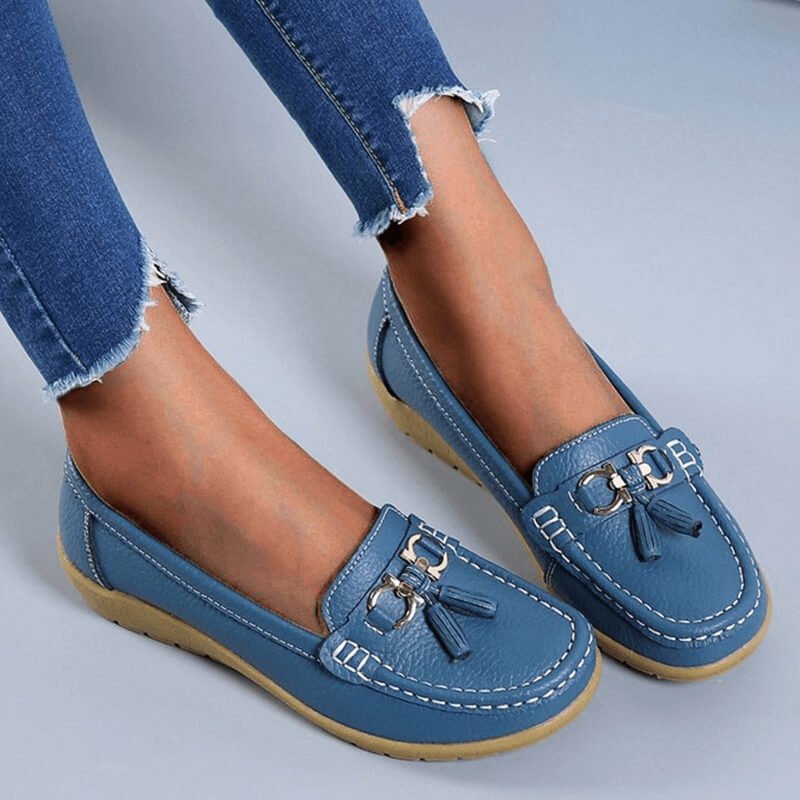 Orthopedic Leather Moccasin - FitSOLE