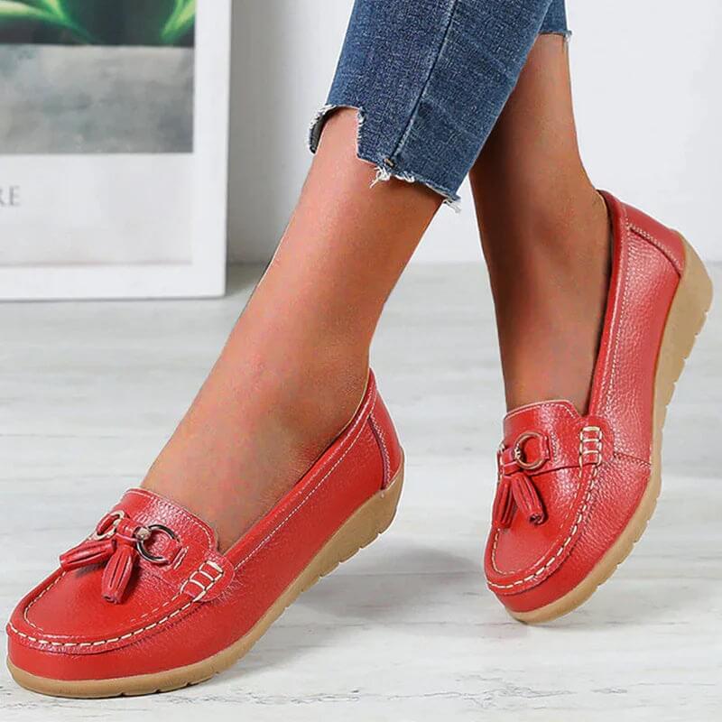Orthopedic Leather Moccasin - FitSOLE